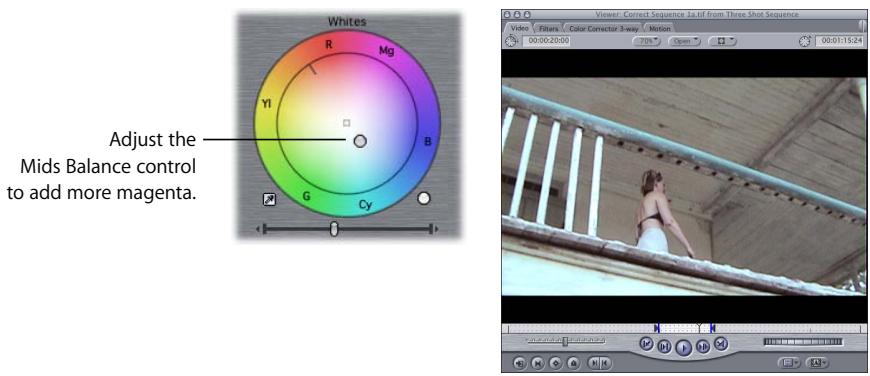 APPLE FINAL CUT PRO 5 - Example: Color Correcting a Three-Shot Sequence for Continuity - 4