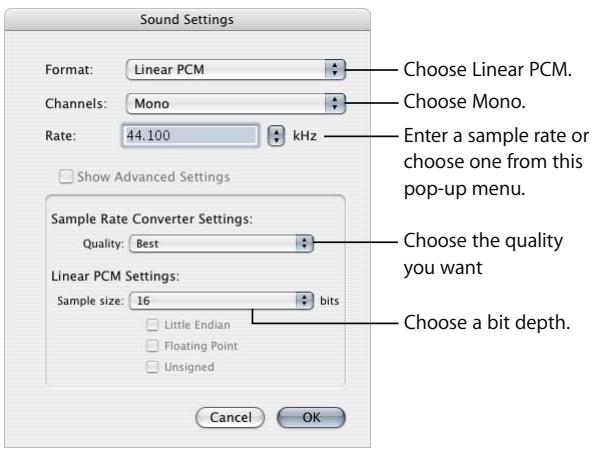 APPLE FINAL CUT PRO 5 - To export a single audio track as an audio file: - 2