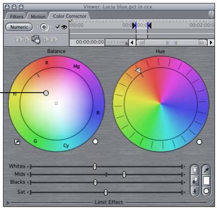 APPLE FINAL CUT PRO 5 - Example: Using the Color Corrector Filter - 8