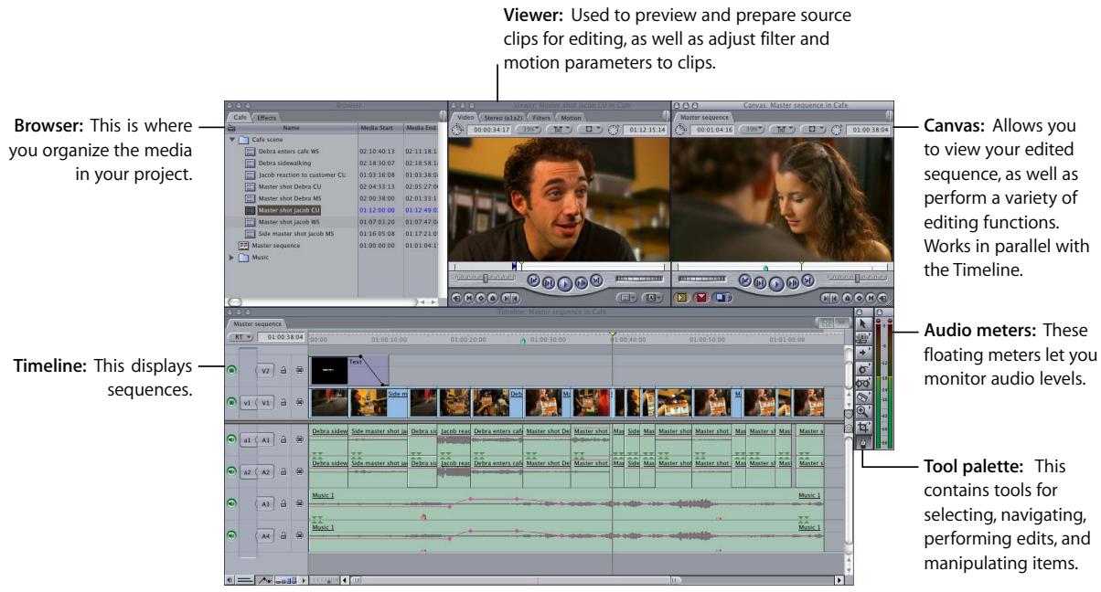 APPLE FINAL CUT PRO 5 - Basics of Working in the Final Cut Pro Interface - 1