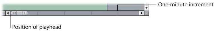 APPLE FINAL CUT PRO 5 - Scrolling Horizontally Through a Zoomed-In Timeline - 1