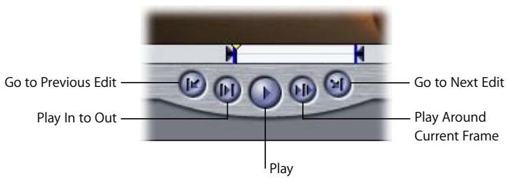 APPLE FINAL CUT PRO 5 - Transport (or Playback) Controls - 1