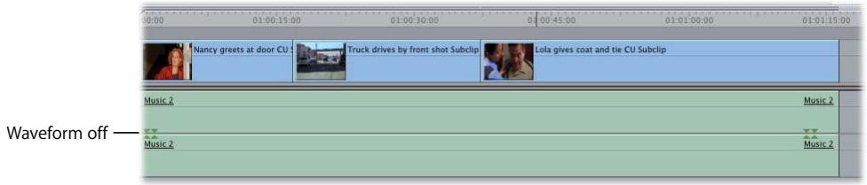 APPLE FINAL CUT PRO 5 - Displaying Waveforms in the Timeline - 3