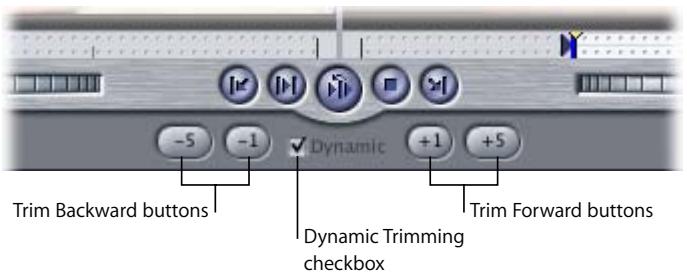 APPLE FINAL CUT PRO 5 - Trim Buttons - 1