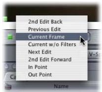 APPLE FINAL CUT PRO 5 - To open the Frame Viewer tab: - 2