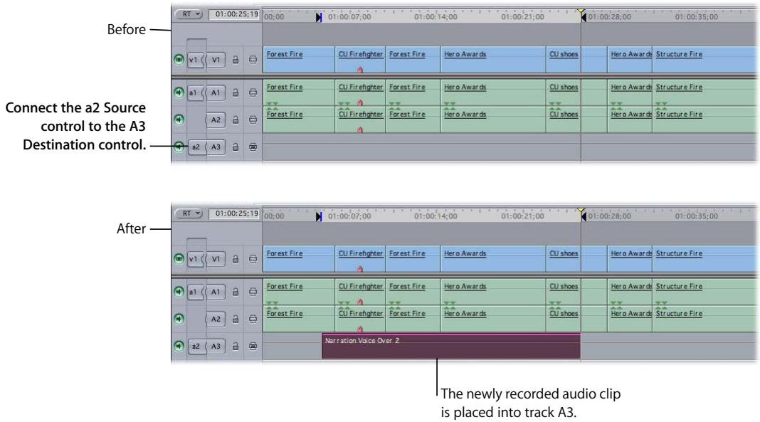 APPLE FINAL CUT PRO 5 - Defining the Destination Track - 1