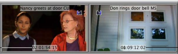 APPLE FINAL CUT PRO 5 - About the Two-Up Display in the Canvas - 1