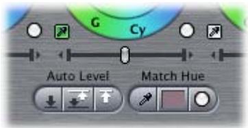 APPLE FINAL CUT PRO 5 - Example: Using the Hue Matching Controls of the Color Corrector 3-Way Filter - 5
