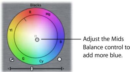 APPLE FINAL CUT PRO 5 - Example: Using the Color Corrector 3-Way Filter - 16