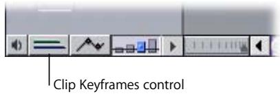 APPLE FINAL CUT PRO 5 - To view the Clip Keyframes area: - 1