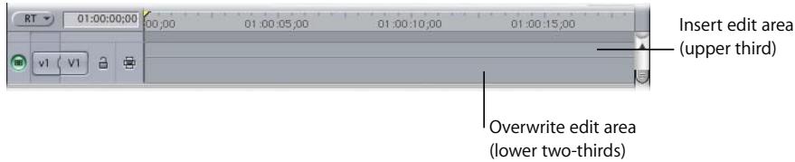 APPLE FINAL CUT PRO 5 - Doing Simple Insert and Overwrite Edits in the Timeline - 1