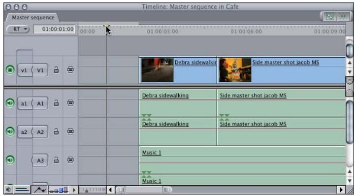 APPLE FINAL CUT PRO 5 - To record level or pan keyframes: - 1