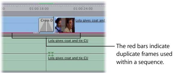 APPLE FINAL CUT PRO 5 - Detecting Duplicate Frames Over Transitions - 1