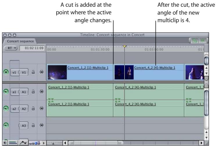 APPLE FINAL CUT PRO 5 - Switching and Cutting Between Angles - 3