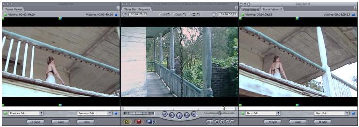 APPLE FINAL CUT PRO 5 - Example: Color Correcting a Three-Shot Sequence for Continuity - 13