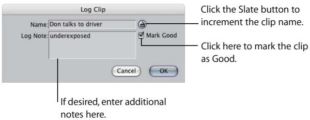 APPLE FINAL CUT PRO 5 - To capture a single clip in the Log and Capture window: - 2