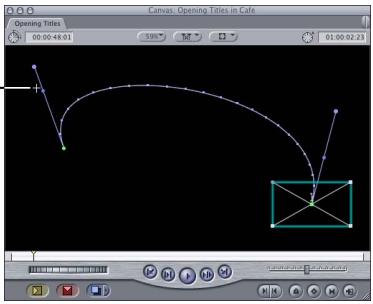 APPLE FINAL CUT PRO 5 - Controlling Speed Along a Motion Path - 5