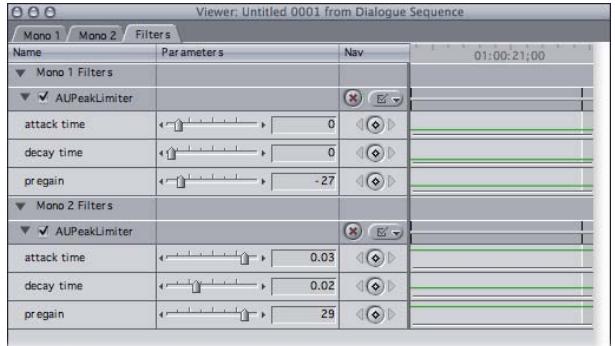 APPLE FINAL CUT PRO 5 - Working With Audio Filters - 2