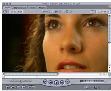 APPLE FINAL CUT PRO 5 - Zoom Pop-Up Menu - 2