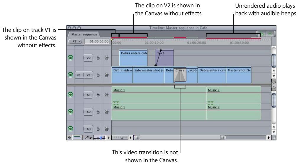 APPLE FINAL CUT PRO 5 - Playing Only the Base Layer of a Sequence - 1