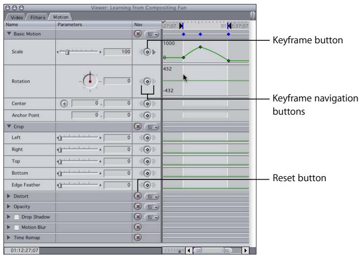 APPLE FINAL CUT PRO 5 - Keyframing Controls in the Viewer - 1