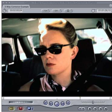 APPLE FINAL CUT PRO 5 - Example: Using the Color Corrector 3-Way Filter - 18