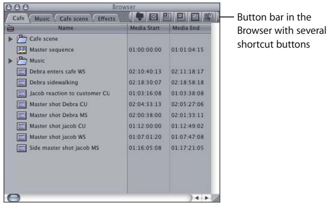 APPLE FINAL CUT PRO 5 - Using Button Bars - 1