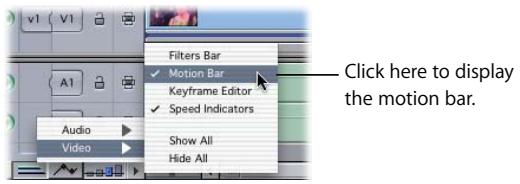 APPLE FINAL CUT PRO 5 - Adjusting Time Remap Keyframes in the Motion Bar - 1