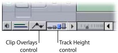 APPLE FINAL CUT PRO 5 - Displaying Overlays and Adjusting the Track Height - 1