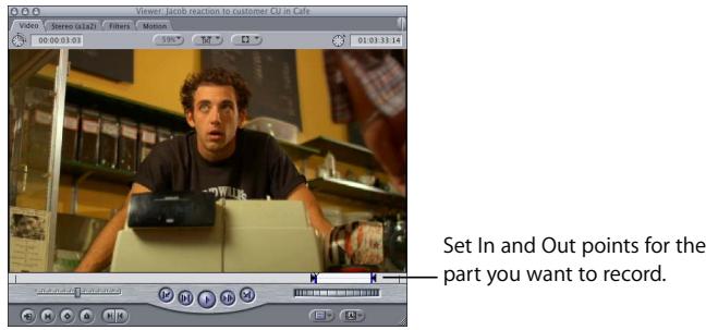 APPLE FINAL CUT PRO 5 - To perform an insert edit: - 3