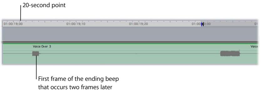 APPLE FINAL CUT PRO 5 - To determine the offset of your audio recording device: - 1