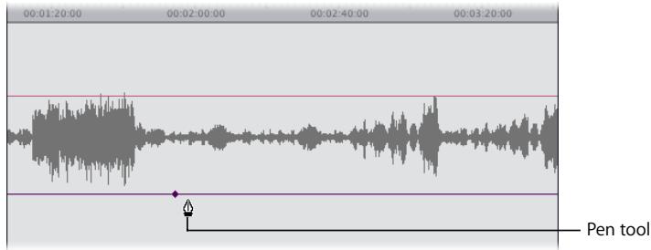 APPLE FINAL CUT PRO 5 - To set a keyframe, do one of the following: - 2