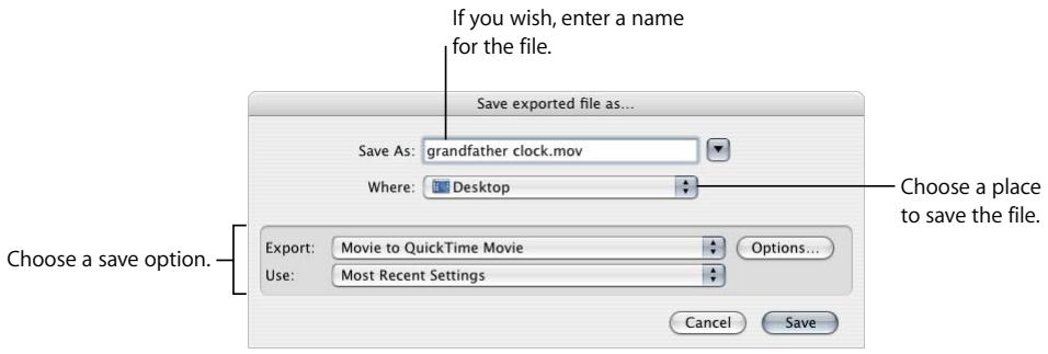 APPLE FINAL CUT PRO 5 - To convert a numbered image sequence into a QuickTime movie: - 3