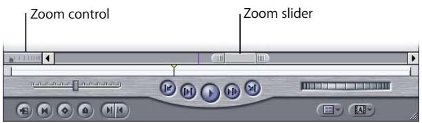 APPLE FINAL CUT PRO 5 - Zooming In or Out of the Waveform Display Area - 1
