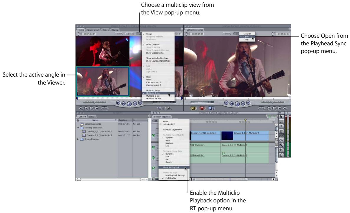 APPLE FINAL CUT PRO 5 - Editing in Multiclip Playback Mode - 1