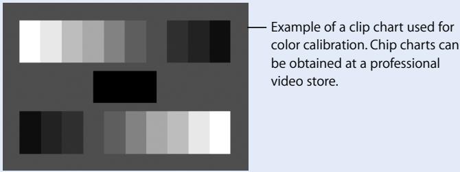 APPLE FINAL CUT PRO 5 - Using a Chip Chart in Production - 1