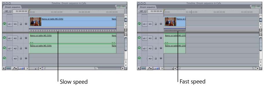 APPLE FINAL CUT PRO 5 - To view the motion bar in the Timeline keyframe graph area: - 2