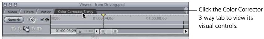 APPLE FINAL CUT PRO 5 - Example: Using the Color Corrector 3-Way Filter - 2