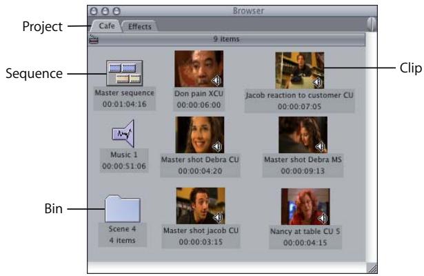 APPLE FINAL CUT PRO 5 - Learning About the Browser - 2