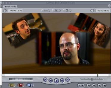 APPLE FINAL CUT PRO 5 - Example 2: Using Additional Motion Settings to Refine the Layout - 8