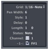 APPLE LOGIC EXPRESS 7 - Event Definition Parameter Box - 1