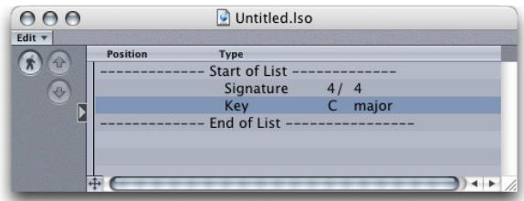 APPLE LOGIC EXPRESS 7 - Time and Key Signature Editor - 1