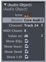 APPLE LOGIC EXPRESS 7 - Object Parameter Box - 1