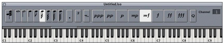 APPLE LOGIC EXPRESS 7 - Step Input Keyboard Window - 1