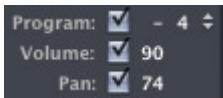 APPLE LOGIC EXPRESS 7 - Prg, Vol, and Pan - 1
