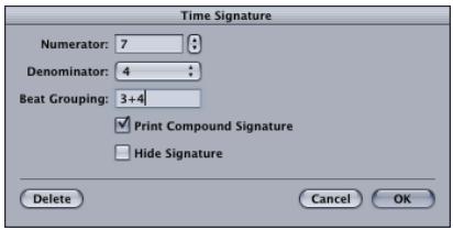 APPLE LOGIC EXPRESS 7 - Compound Time Signatures - 1