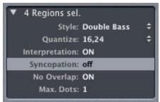 APPLE LOGIC EXPRESS 7 - The Display Parameter Box - 1