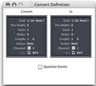 APPLE LOGIC EXPRESS 7 - Converting Event Definitions - 1