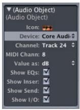 APPLE LOGIC EXPRESS 7 - To create an Audio Object: - 1