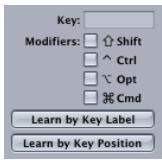 APPLE LOGIC EXPRESS 7 - Key Command Properties - 1